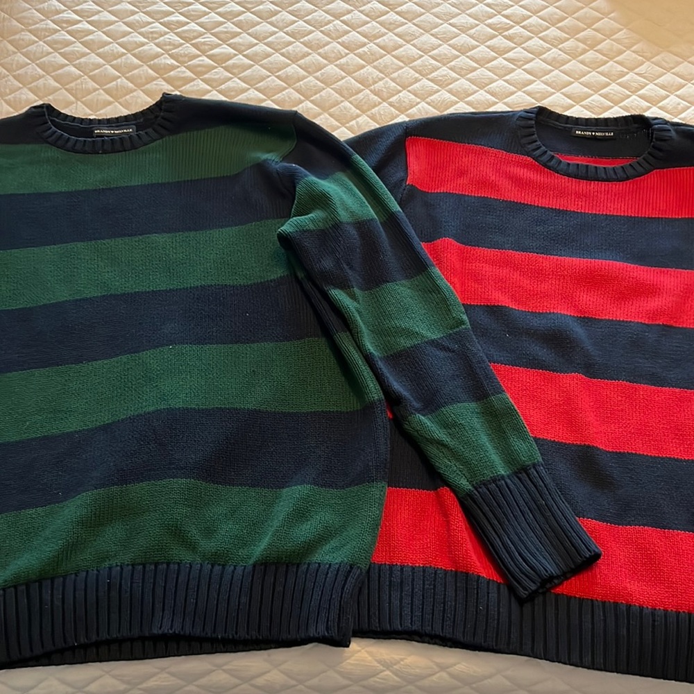 Brandy Melville striped sweaters.